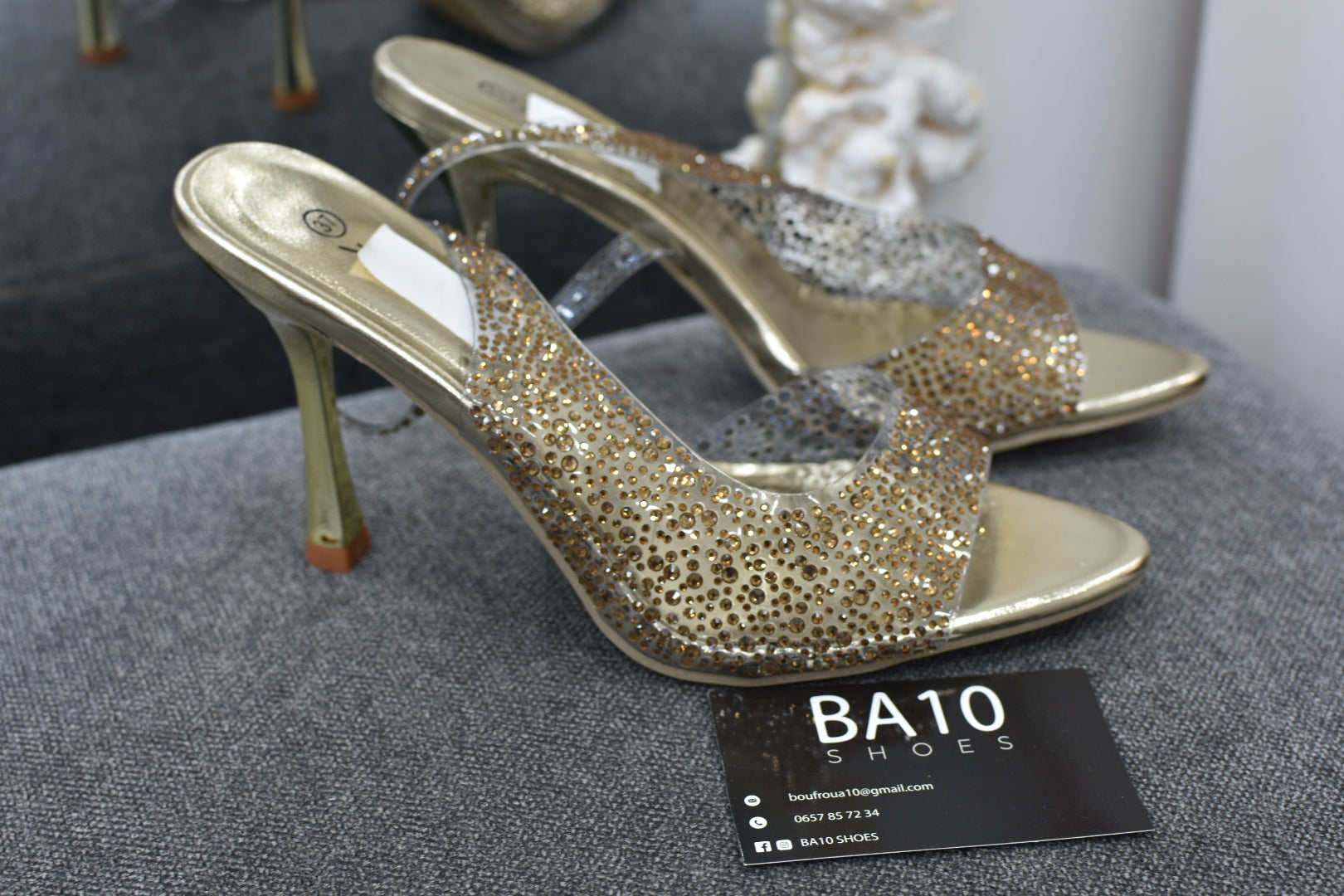 Escarpin talon 10 cm